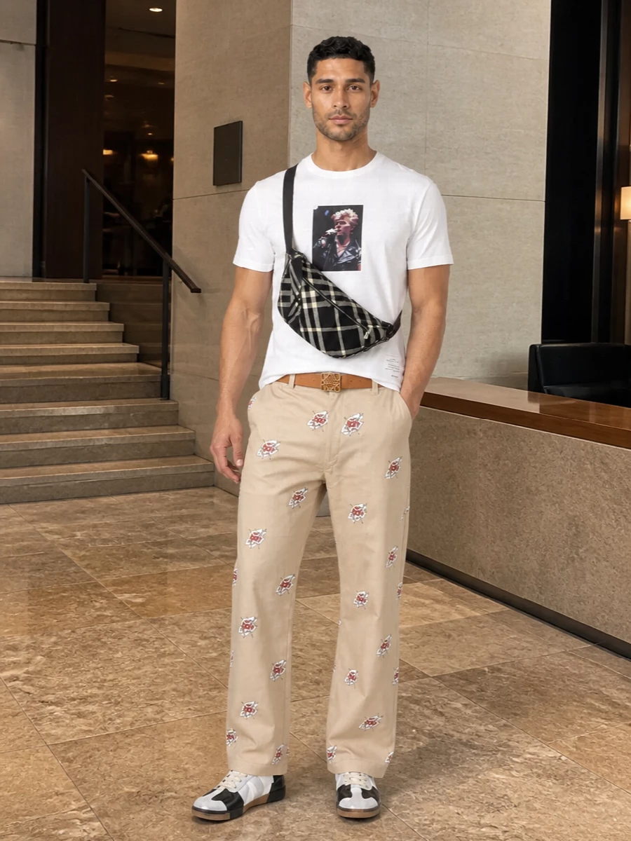 Junya watanabe chinos margiela sneakers outfit