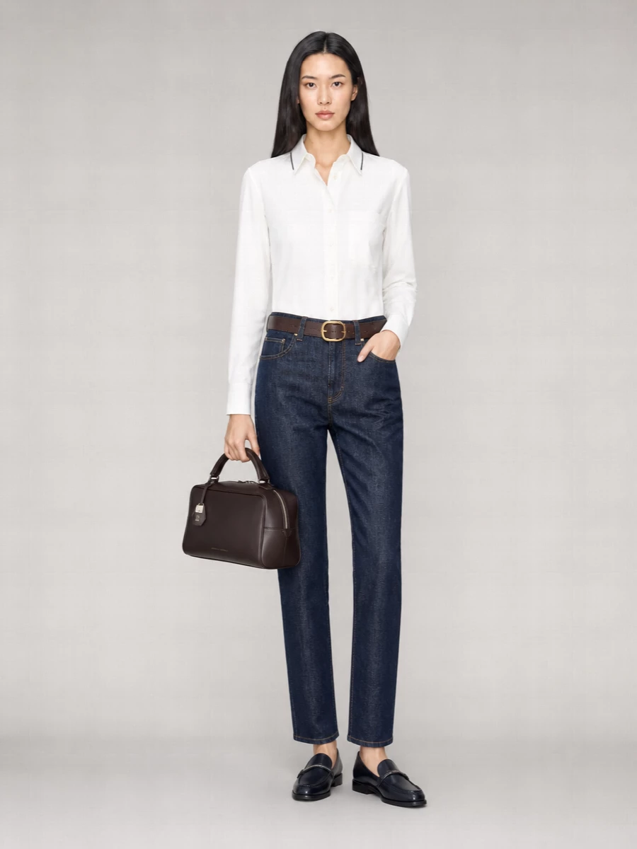 Brunello Cucinelli Mid-Rise Straight-Leg Denim Jeans
