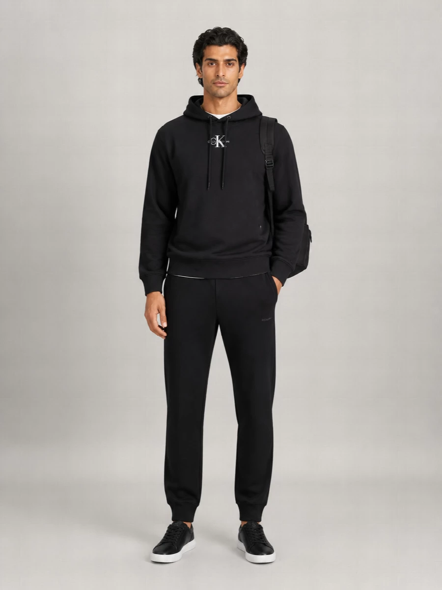 Calvin Klein Embroidered Hooded Sweatshirt