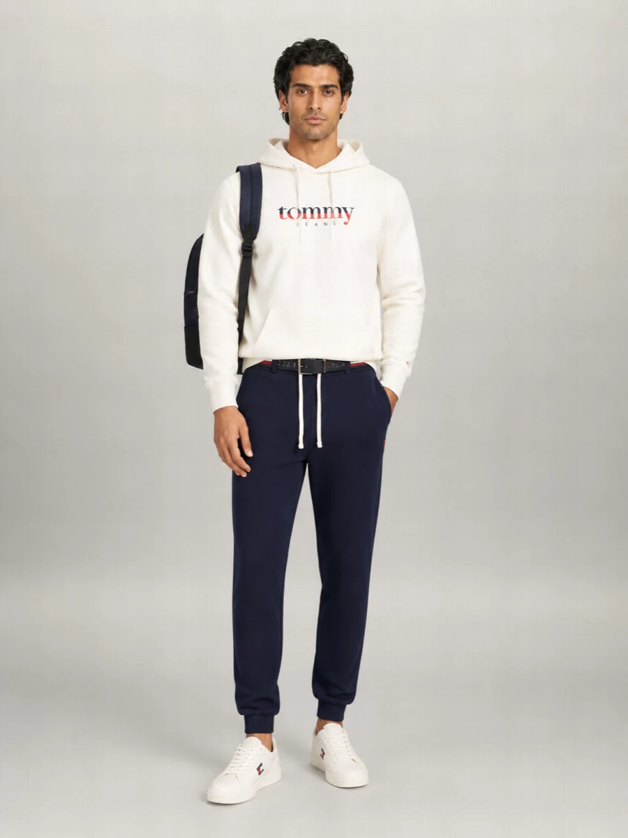 Tommy Hilfiger Cotton Logo Print Hoodie