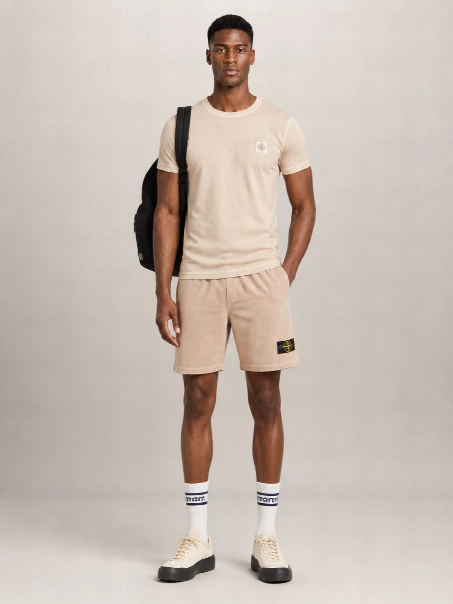 Stone Island Cotton Chino Shorts