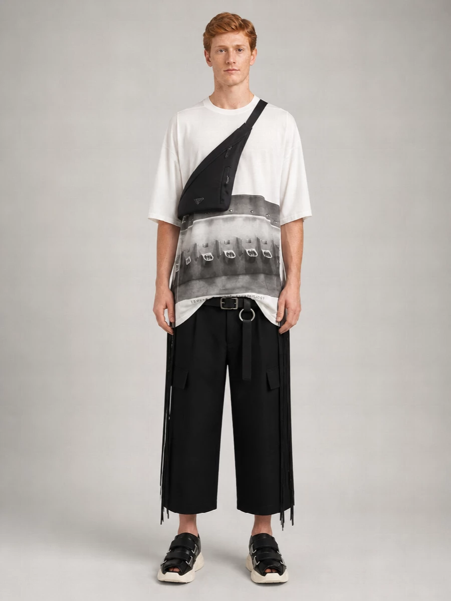 Rick Owens Cotton High-Rise Cargo Shorts