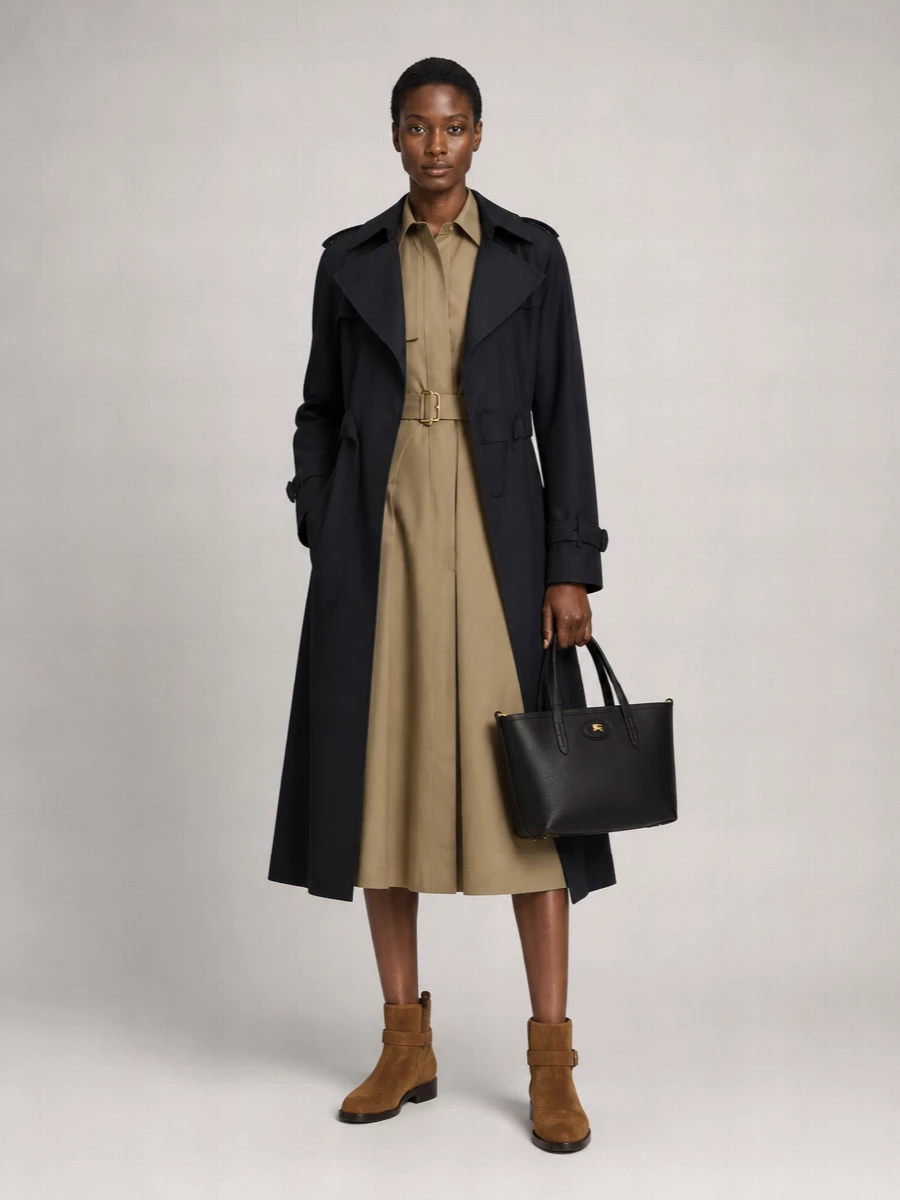 Burberry Silk Trench Coat