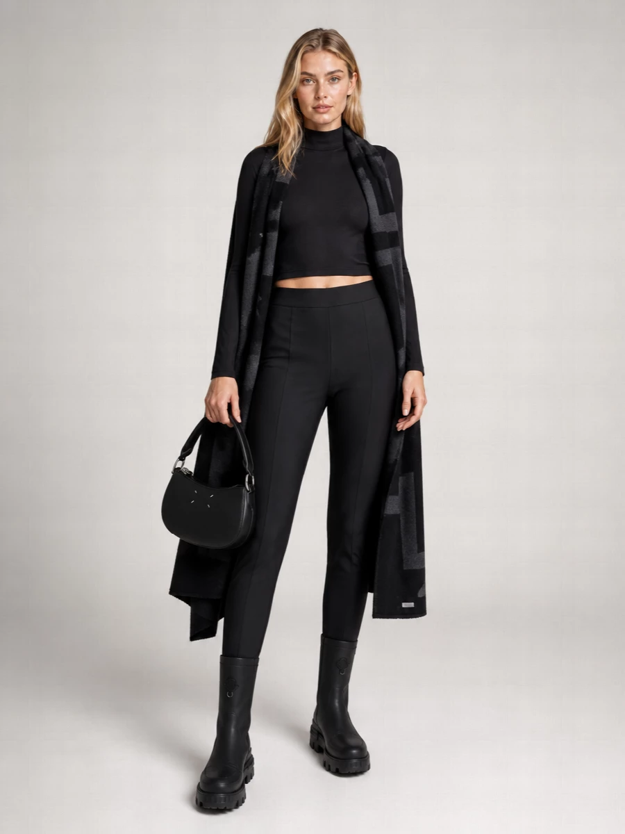 Moncler Genius Virgin Wool Cable Knit Turtleneck Sweater