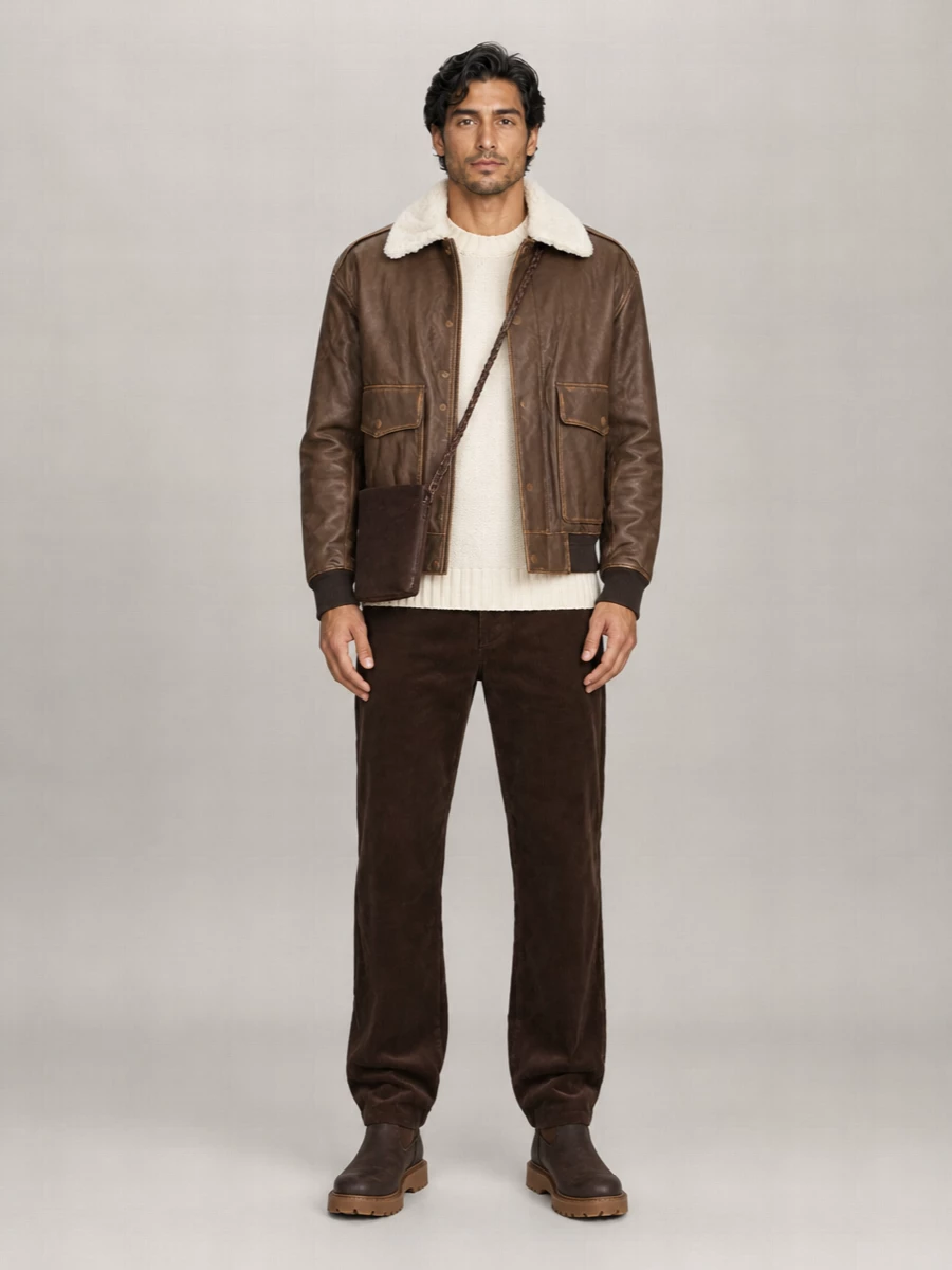 Dunst Leather Coat