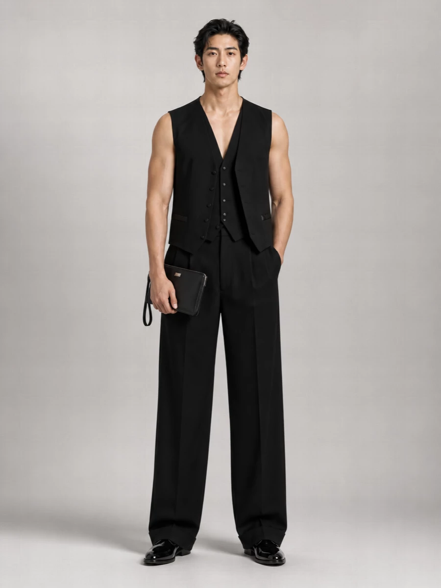 Dolce&Gabbana Virgin Wool Single Breasted Waistcoat