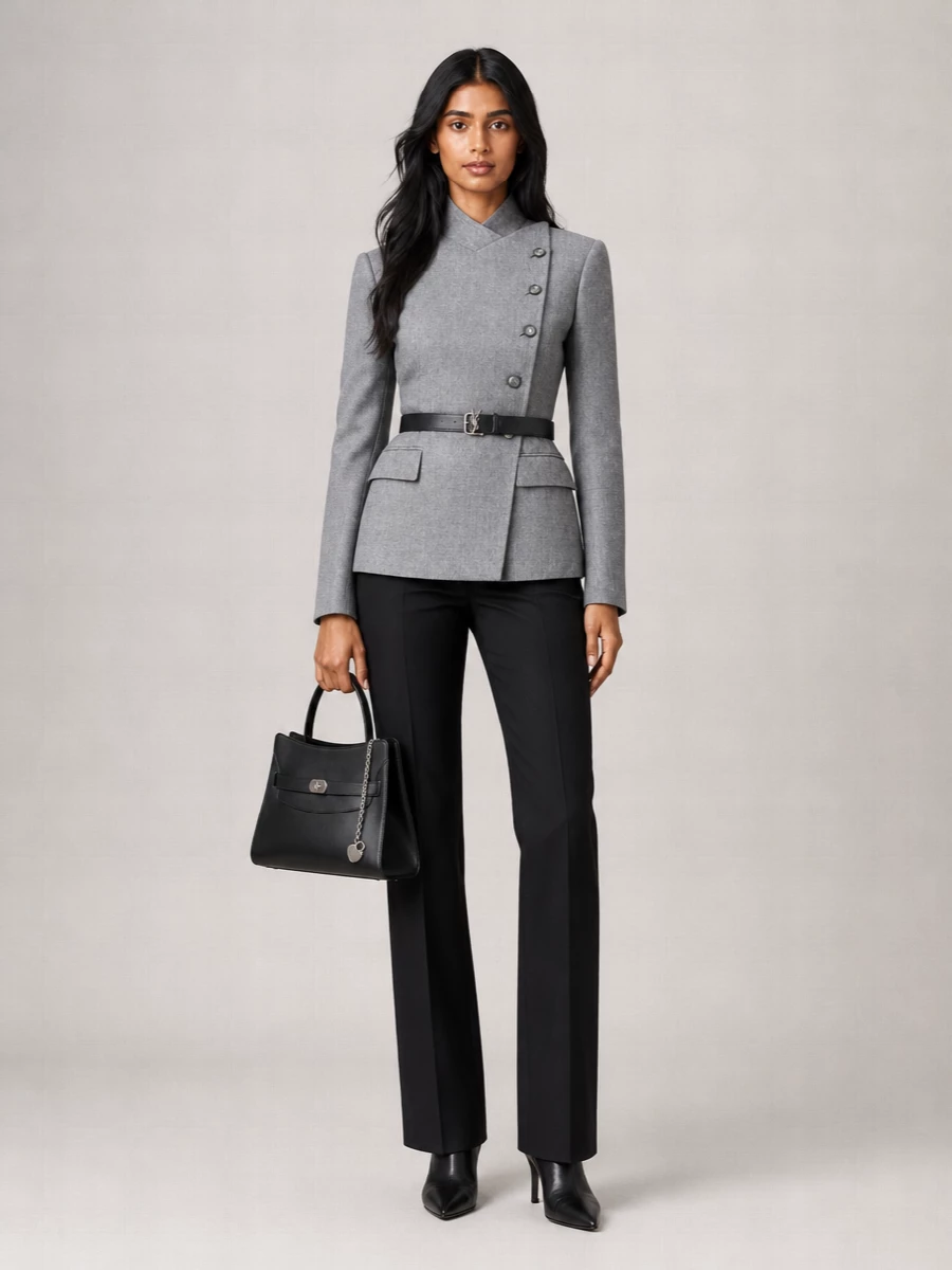 Alexander Mcqueen Pinstripe Slim-Fit Single-Breasted Suit Jacket