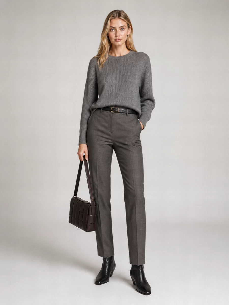 Brunello Cucinelli Ribbed Metallic-Knit Jumper