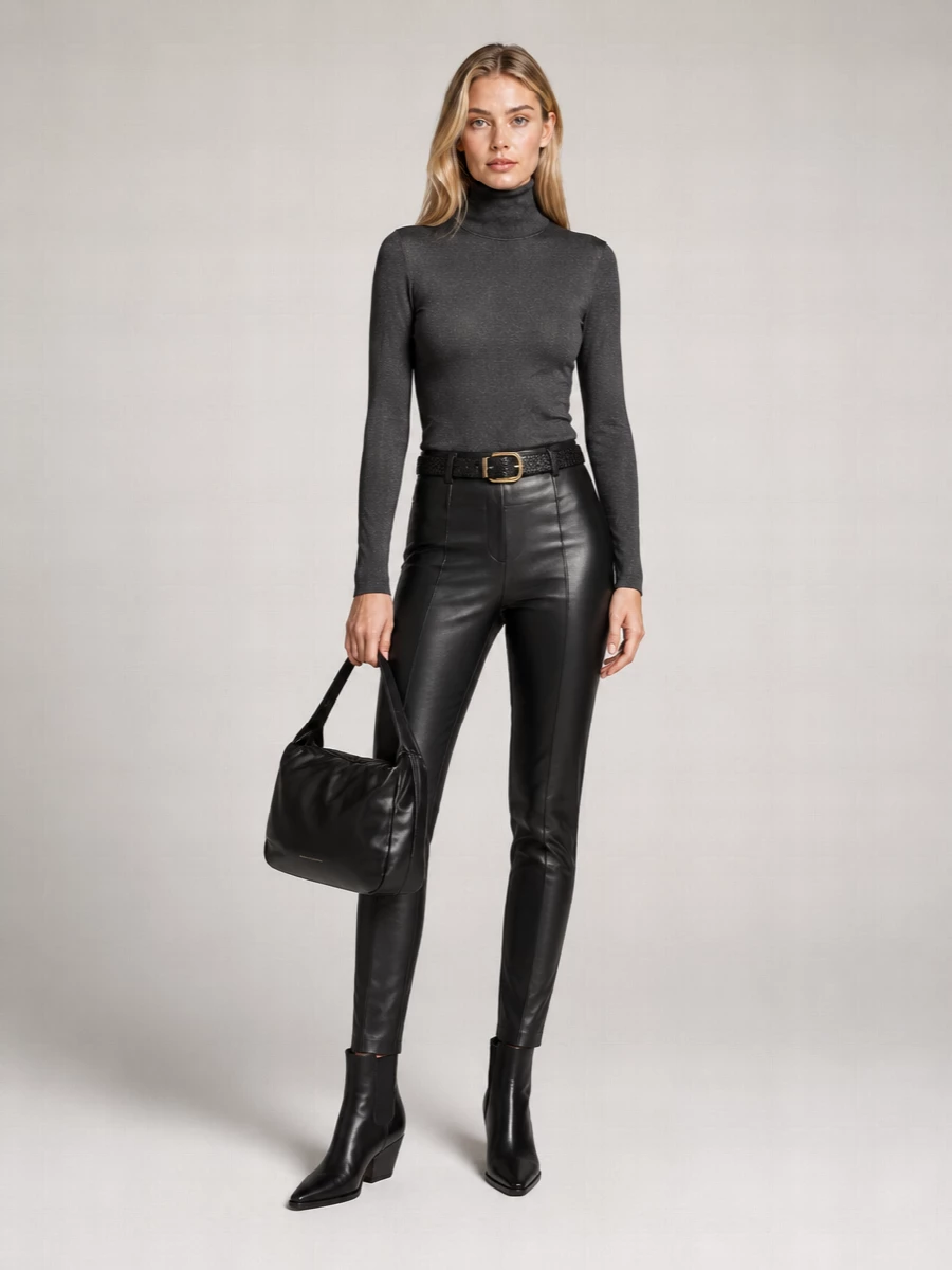 Brunello Cucinelli Leather Leggings