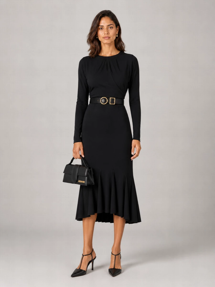 Jacquemus cutout midi dress