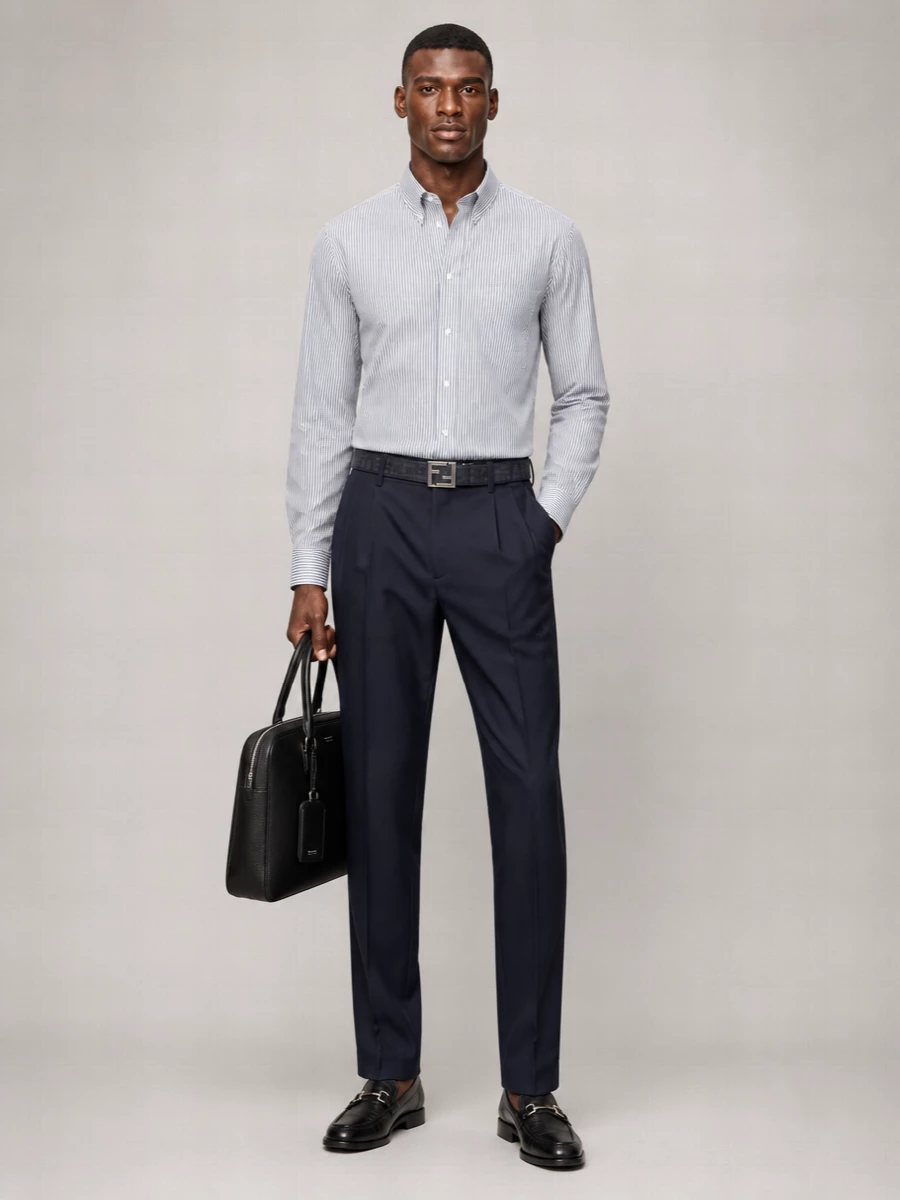 Fendi Striped Cotton Shirt
