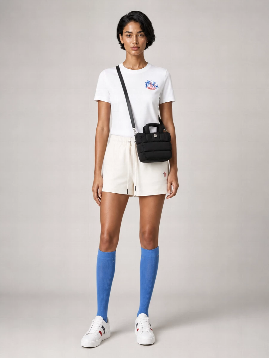 Moncler Short-Sleeve Cotton T-Shirt