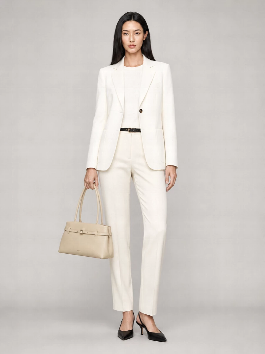 S Max Mara High-Rise Wide-Leg Tailored Trousers