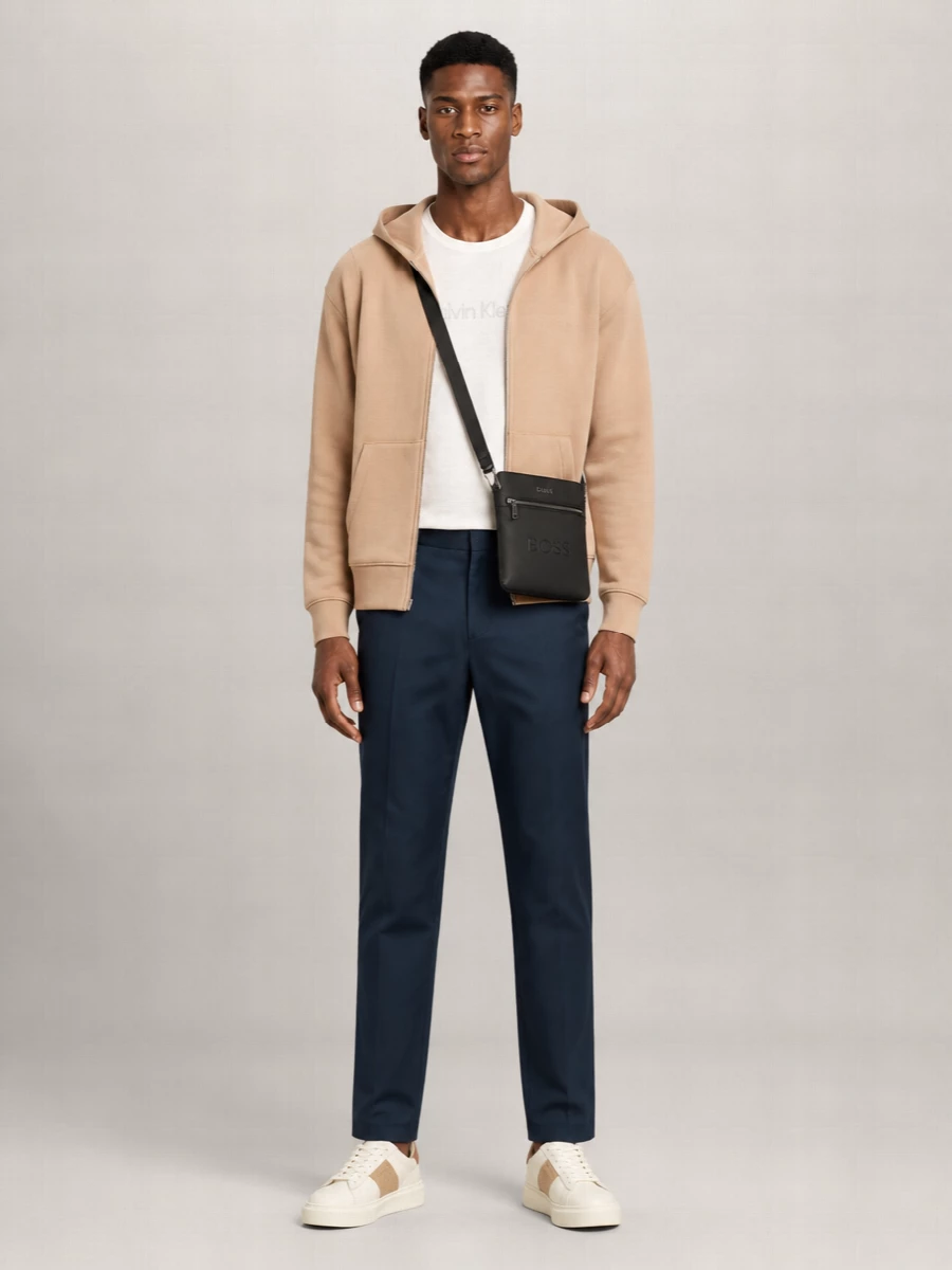 Calvin Klein Cotton Hooded Zip Jacket