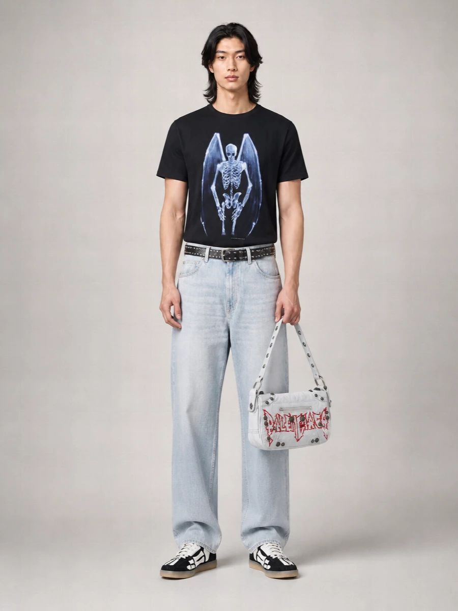 Our Legacy Cotton Fallen Angel Print T-Shirt