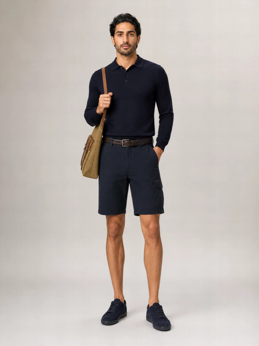 Brunello Cucinelli Cotton Straight-Leg Cargo Shorts