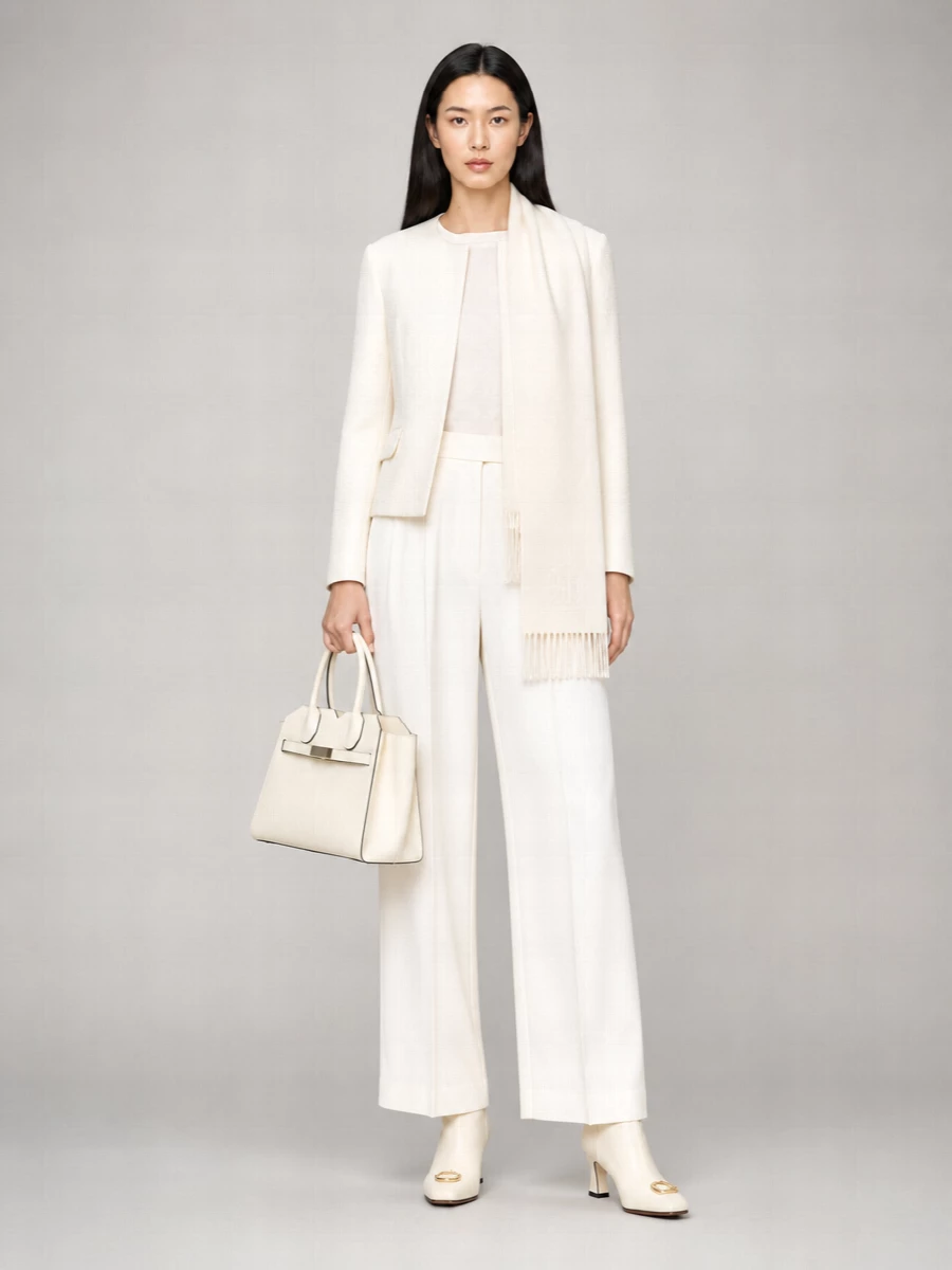 Totême Jacquard Cotton Suit Jacket