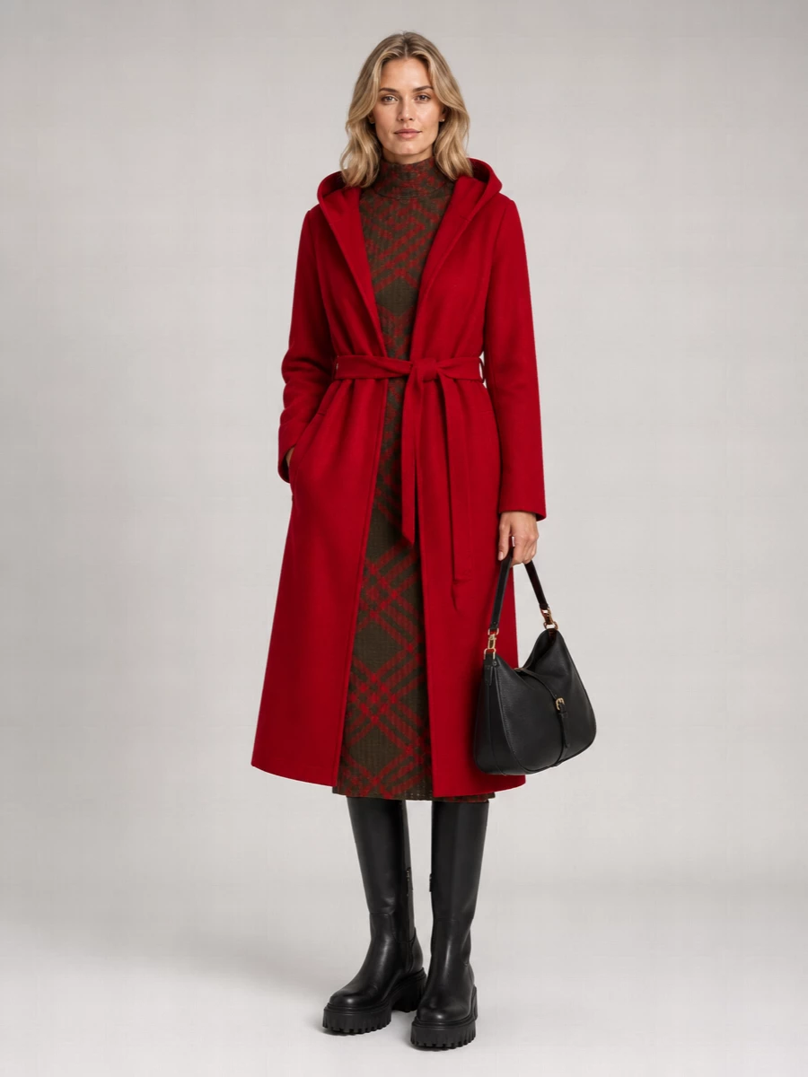 Herno Virgin Wool Long Coat