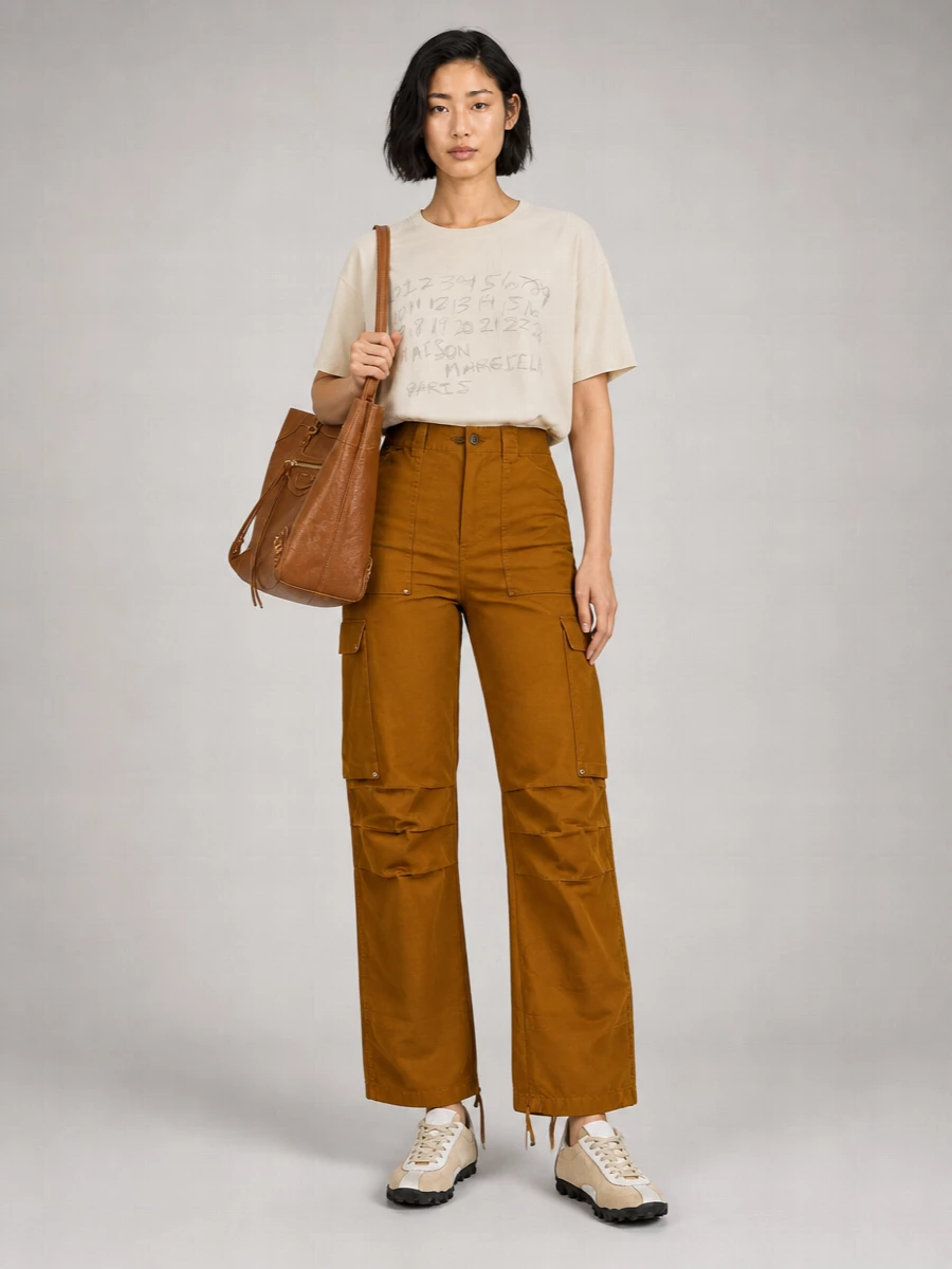 Maison Margiela Leather Low-Top Sneakers