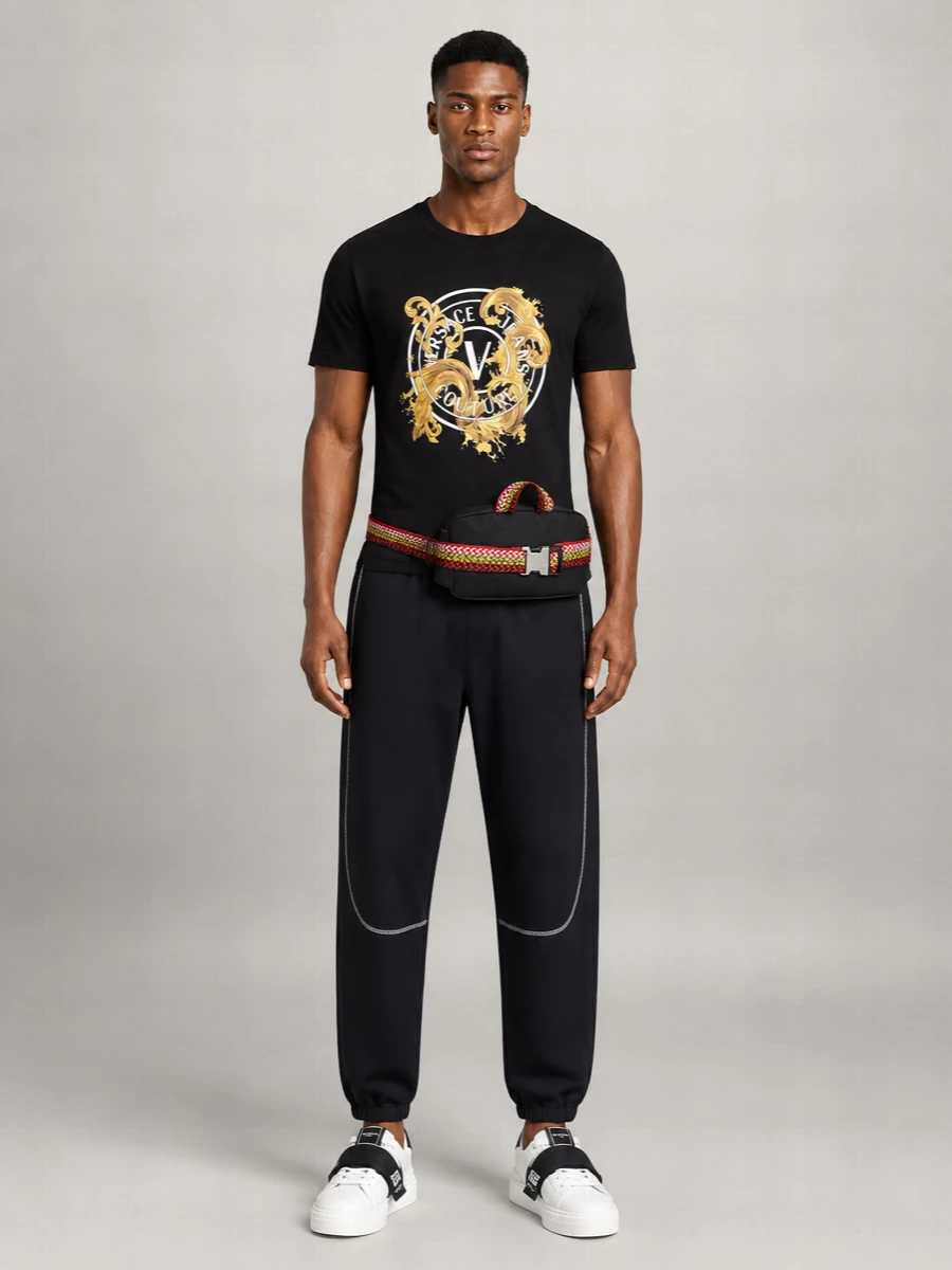 Balmain Leather Low-Top Sneakers