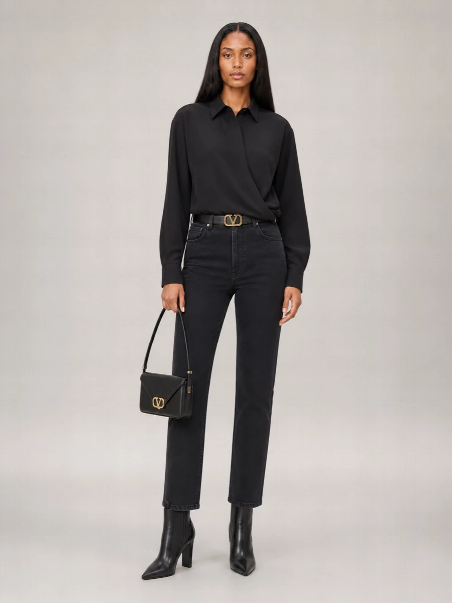Valentino Garavani Black Denim Jeans