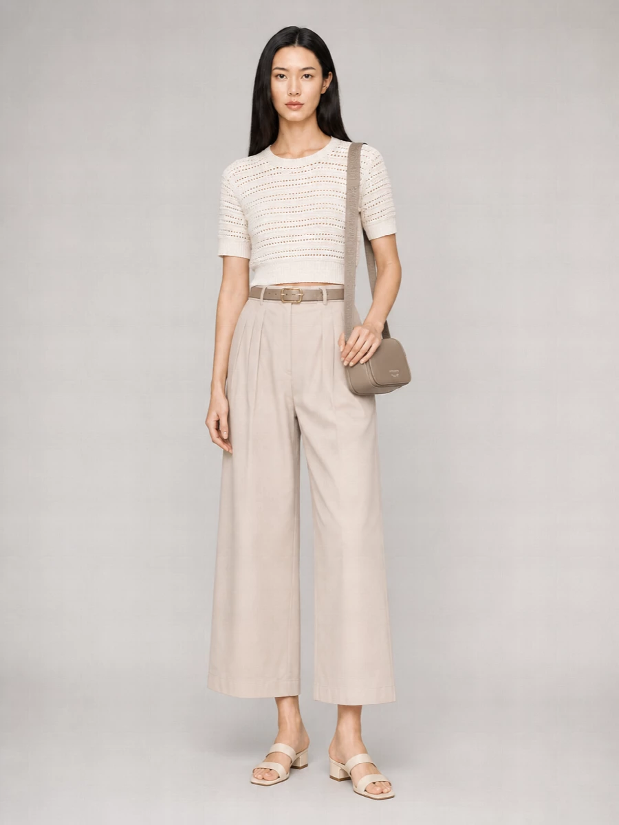 Emporio Armani Wide-Leg Trousers