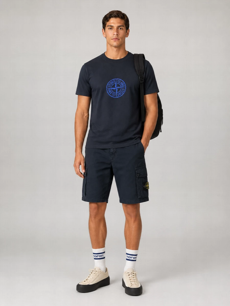 Stone Island Cotton Knee-Length Cargo Shorts