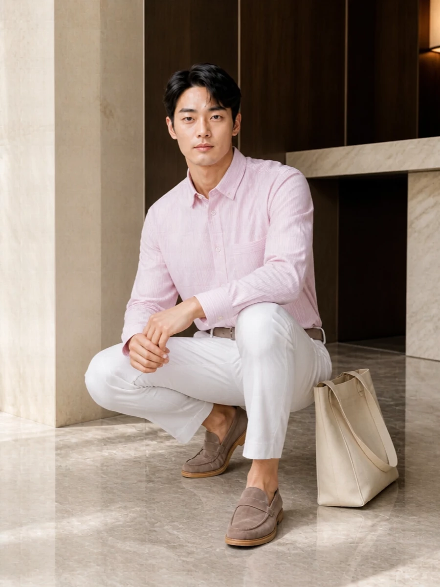 Tekla shirt pt torino trousers tods loafers