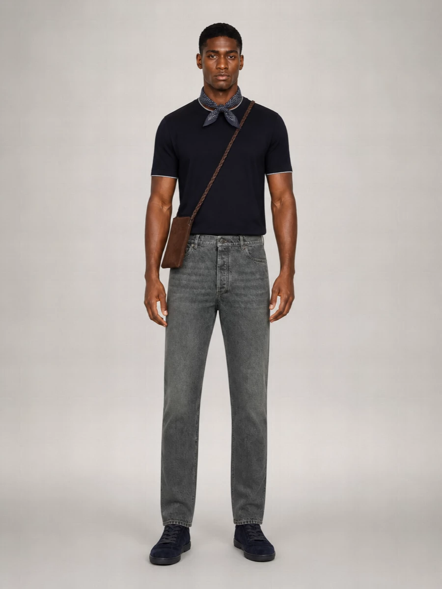 Brunello Cucinelli Silk Pocket Square