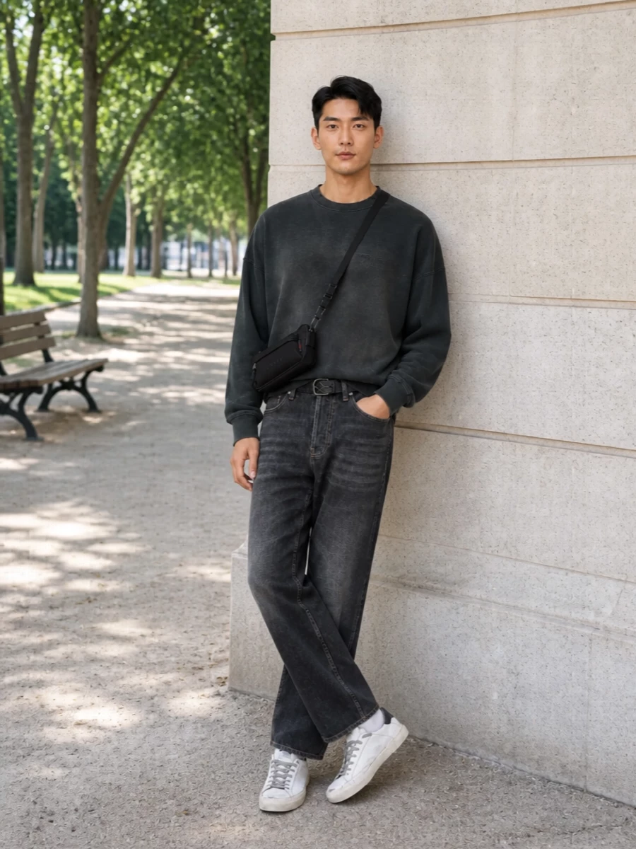 Golden goose jeans sweatshirt gucci crossbody