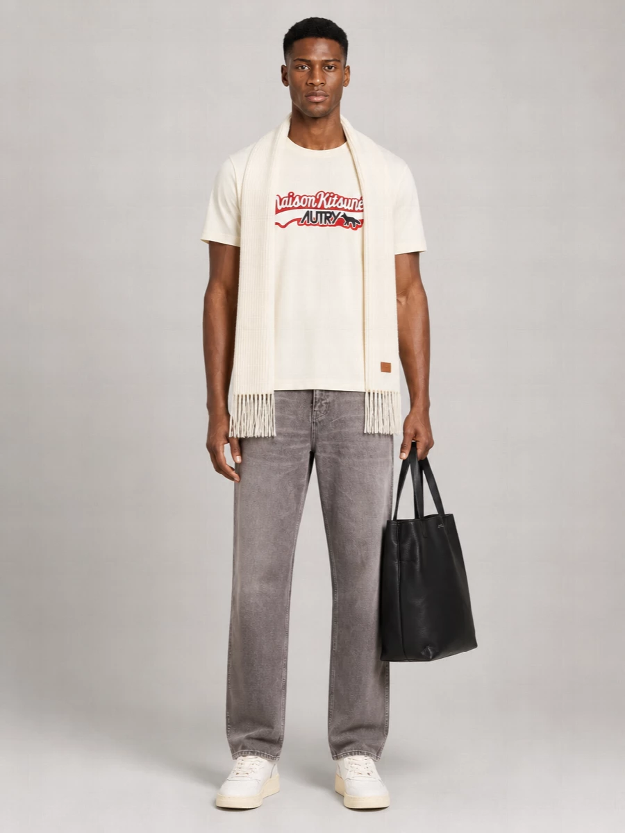 Autry Logo Cotton T-Shirt