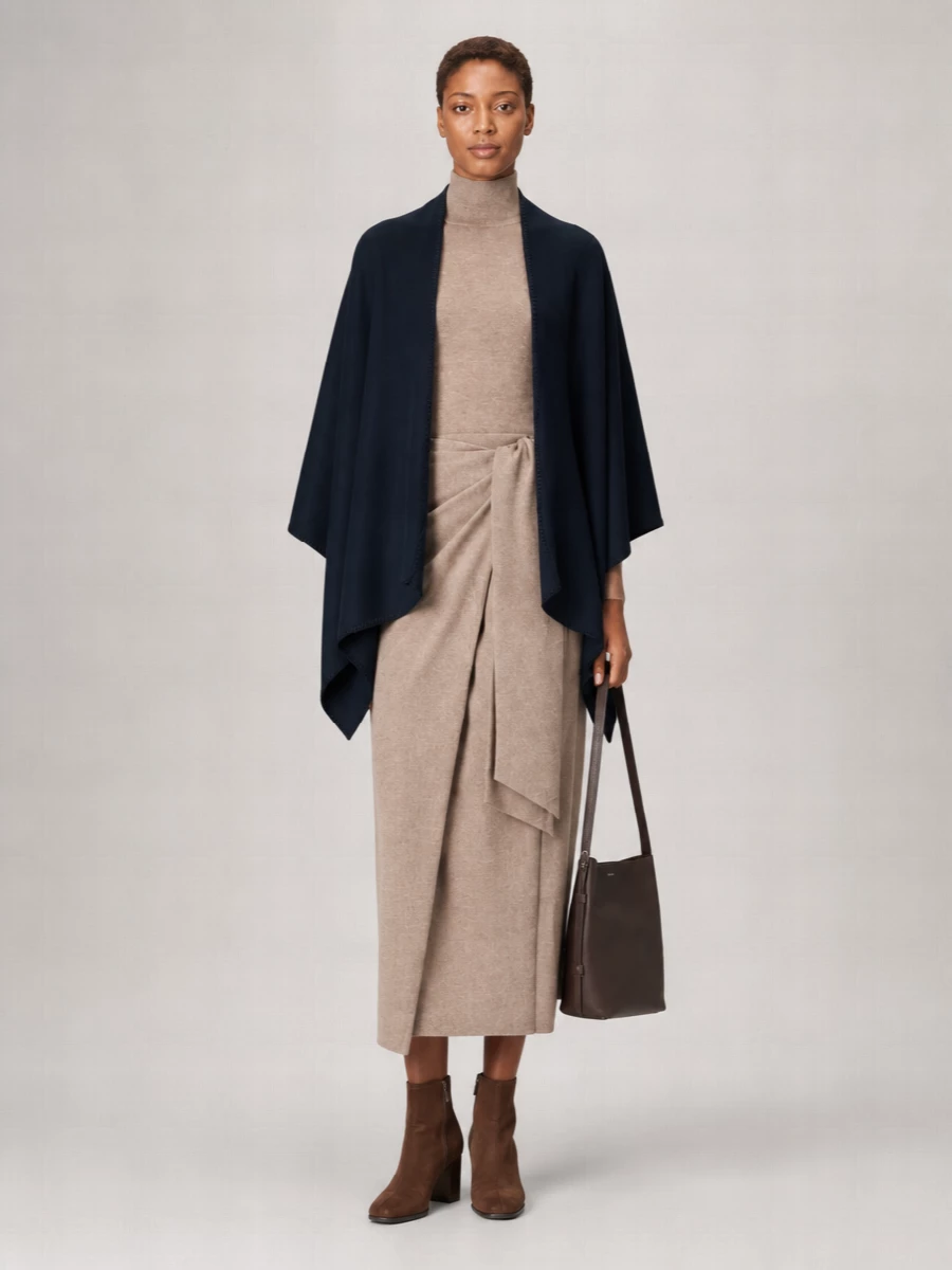 Max Mara Virgin Wool Poncho