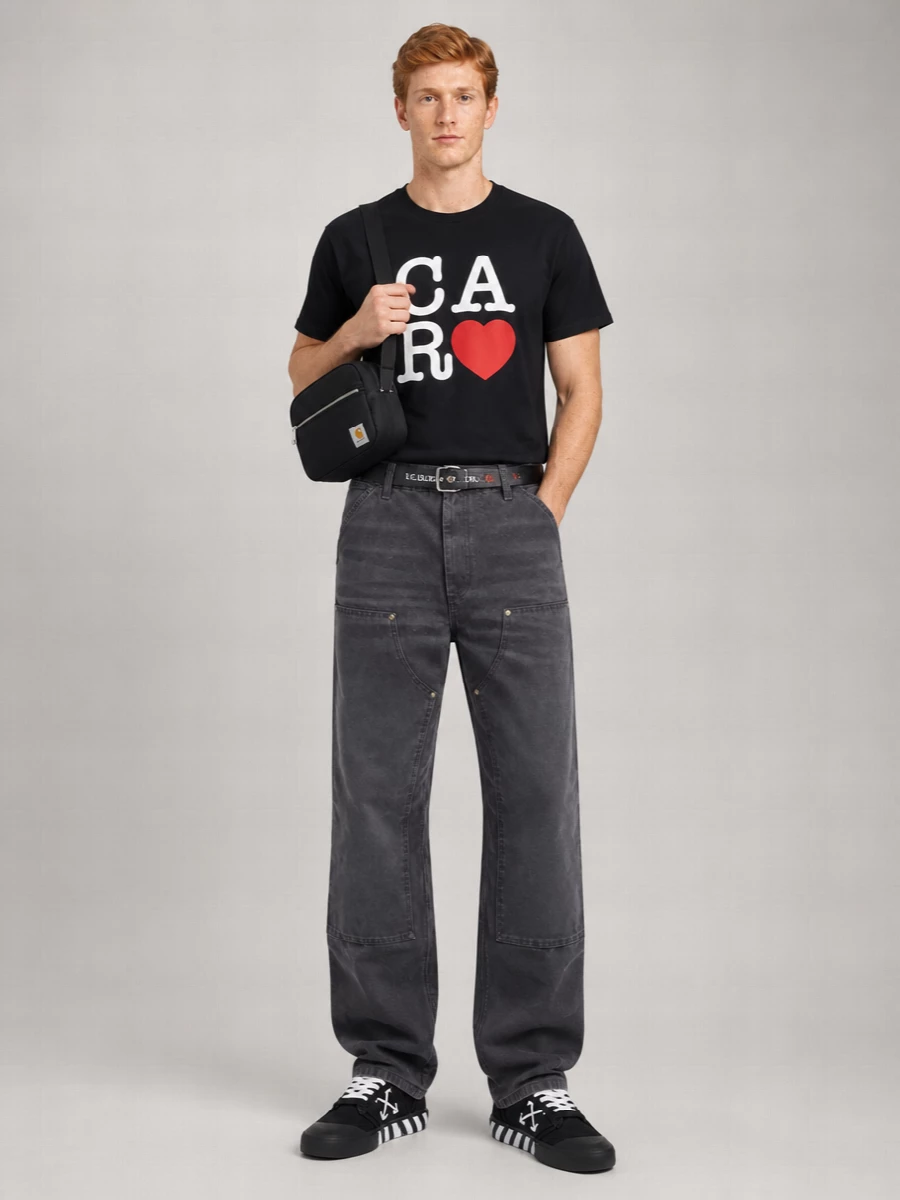 Carhartt Wip Organic Cotton Graphic Print Crew Neck T-Shirt
