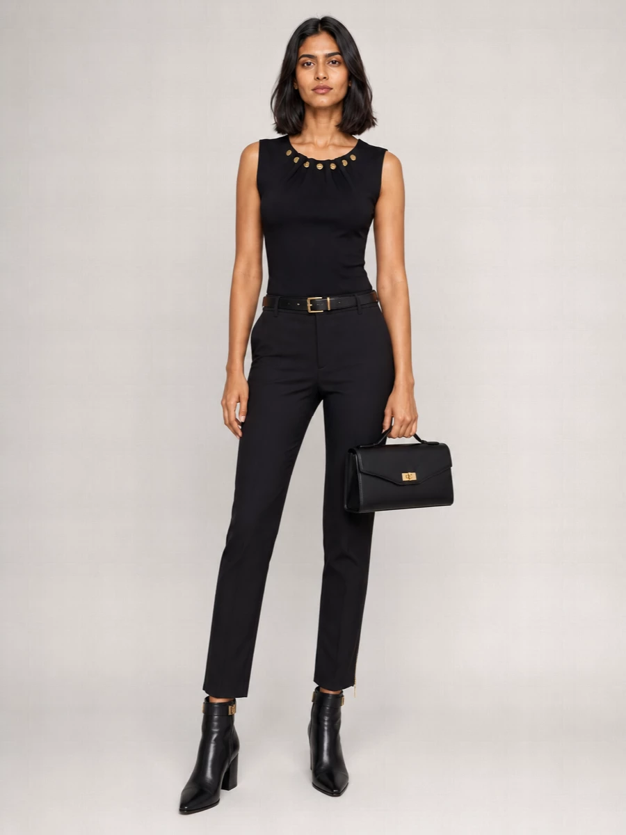 Elisabetta Franchi Slim-Fit Trousers