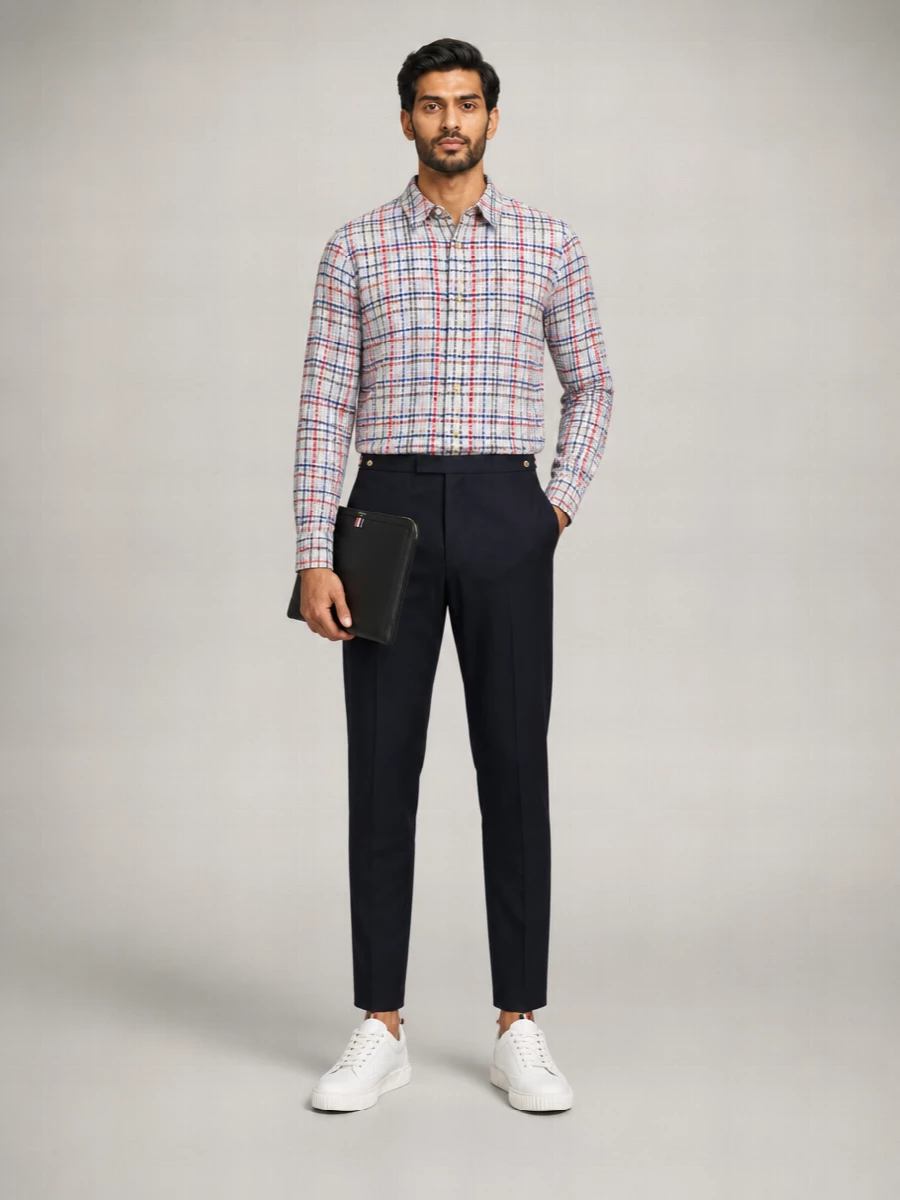 Thom Browne Tweed Shirt