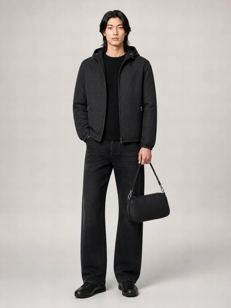 Fendi Polyester Puffer Coat