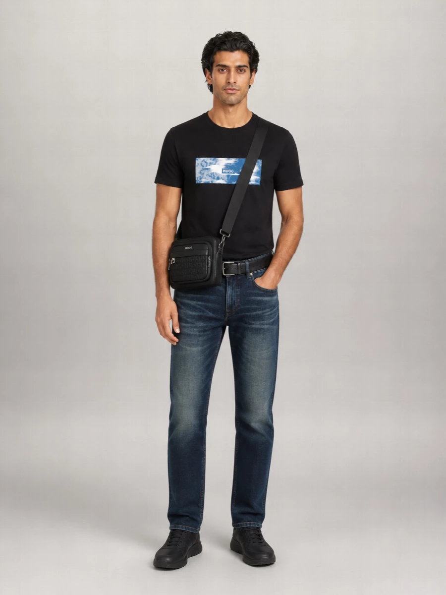 Boss Cotton Printed Short-Sleeve T-Shirt