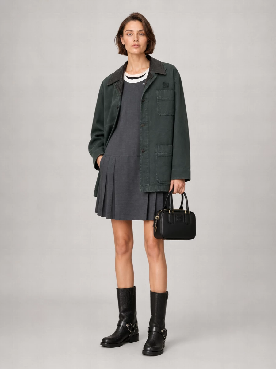 Miu Miu Single Breasted Coat