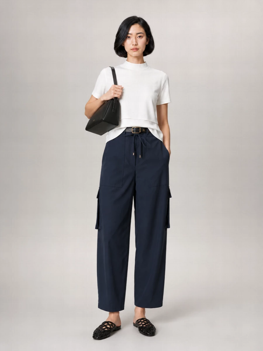 Alaïa Silk-Blend Cargo Pants