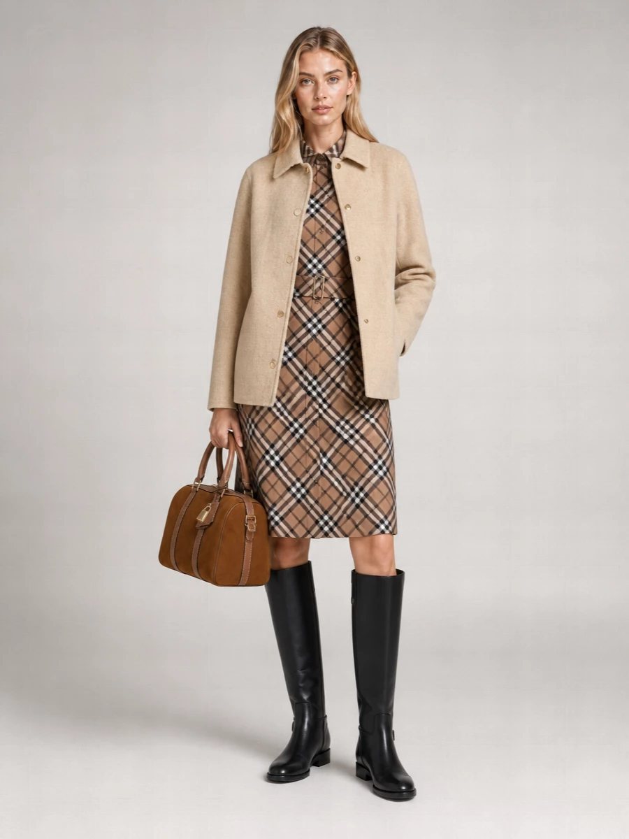 Burberry Virgin Wool Tweed Jacket