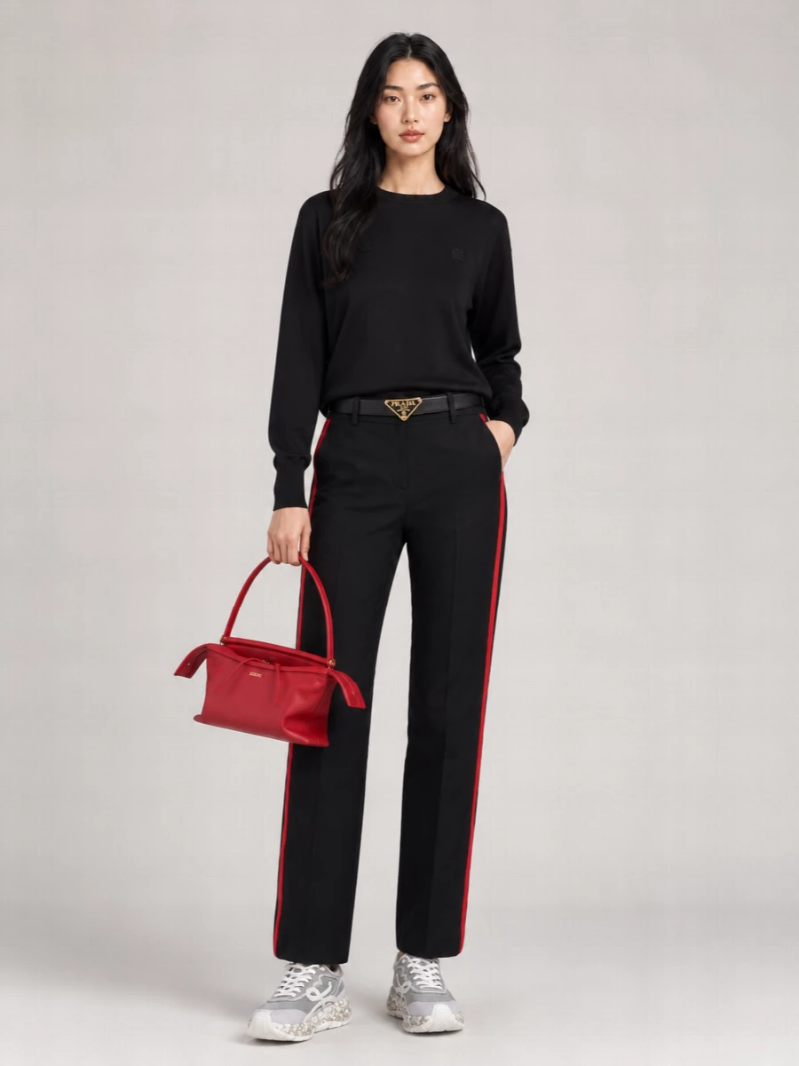 Loewe Leather Whisker Small Shoulder Bag