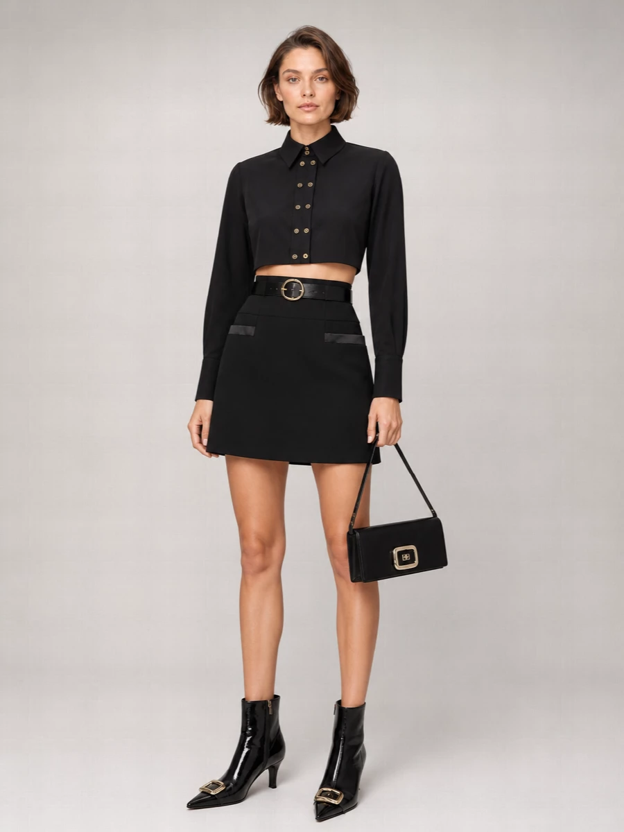 Elisabetta Franchi Cropped Shirt