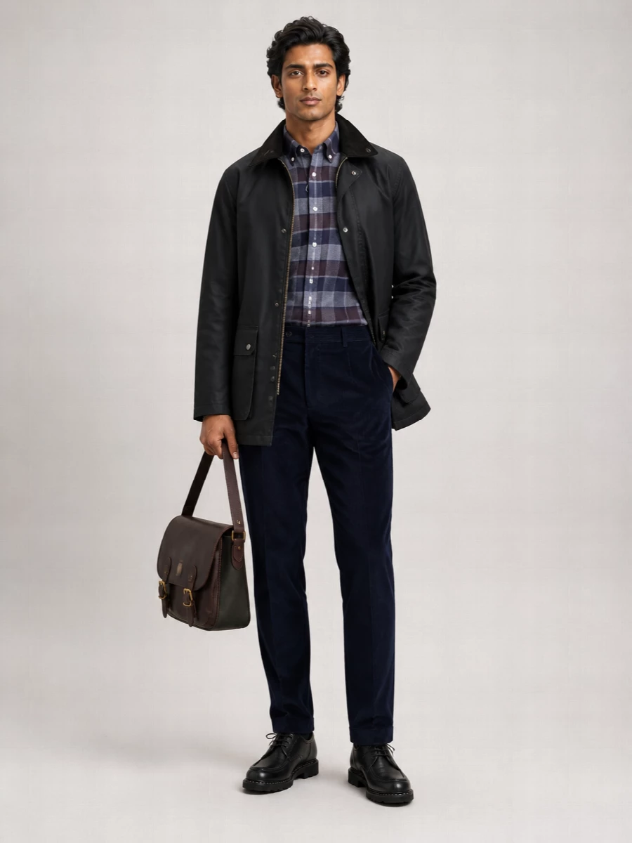Barbour Cotton Single Breasted Coat