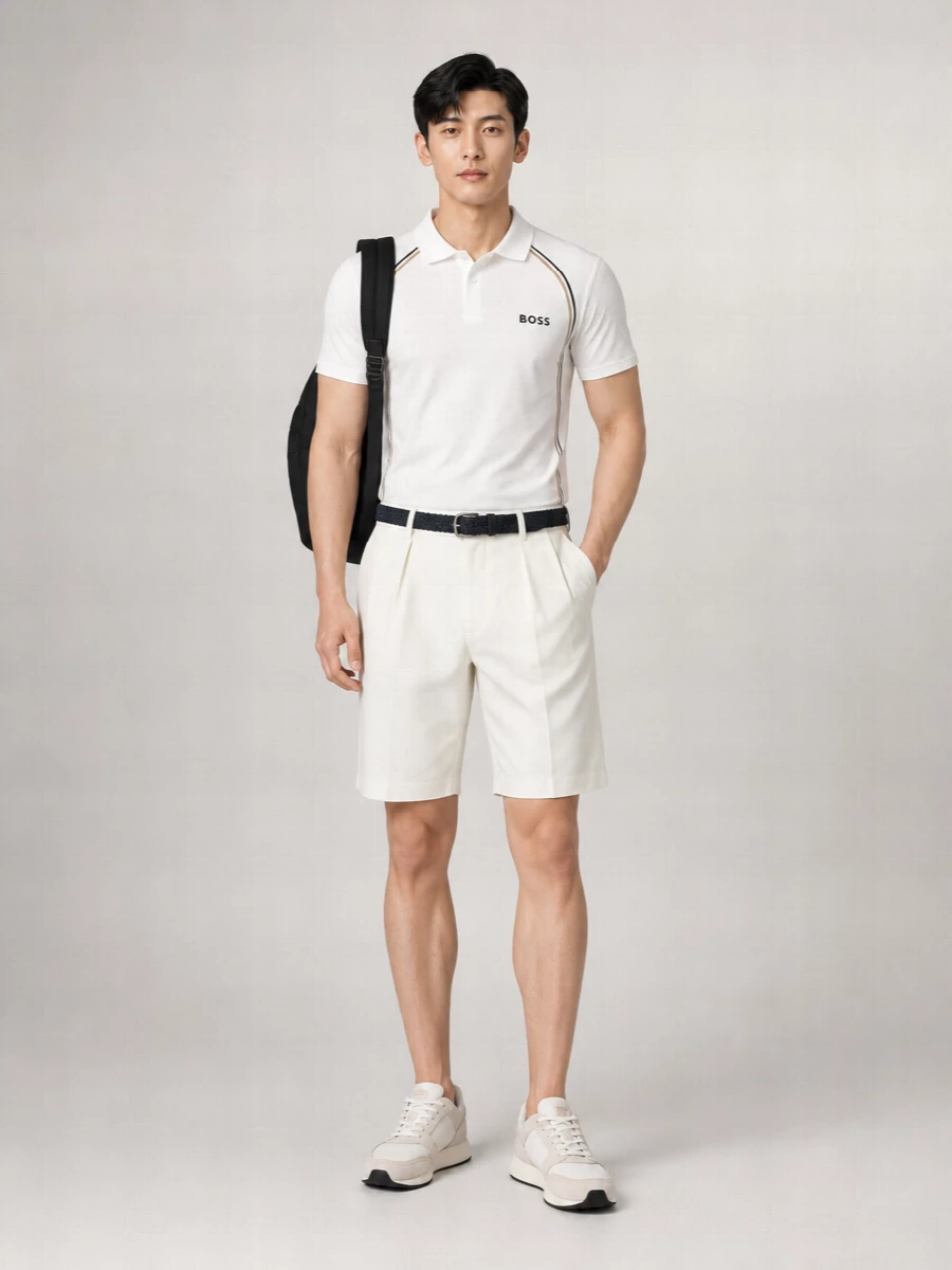 Boss Technical Fabric Slim-Fit Polo Shirt