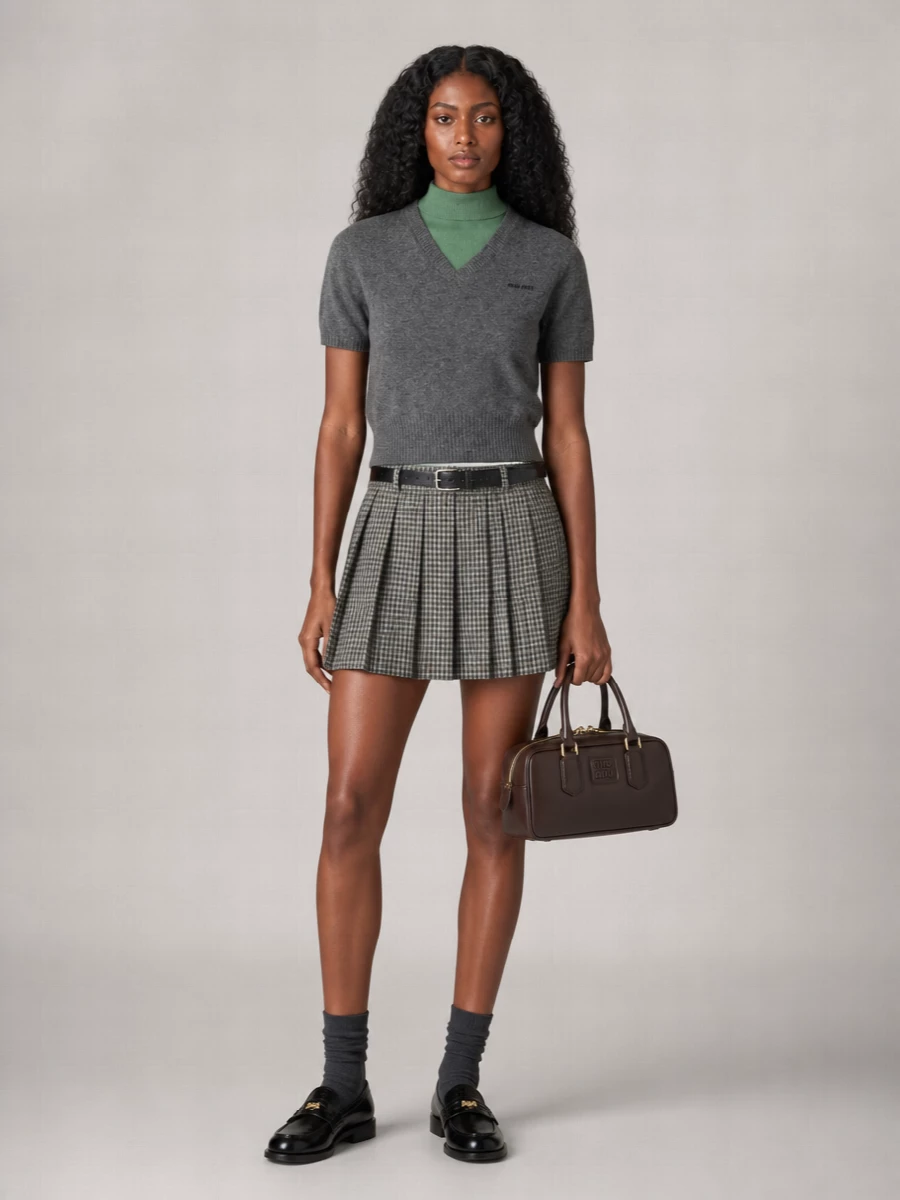 Miu Miu Pleated Skirt