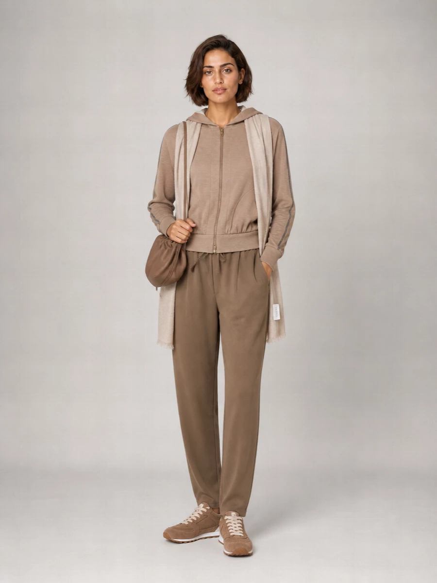 Brunello Cucinelli Silk Blend Sweatshirt