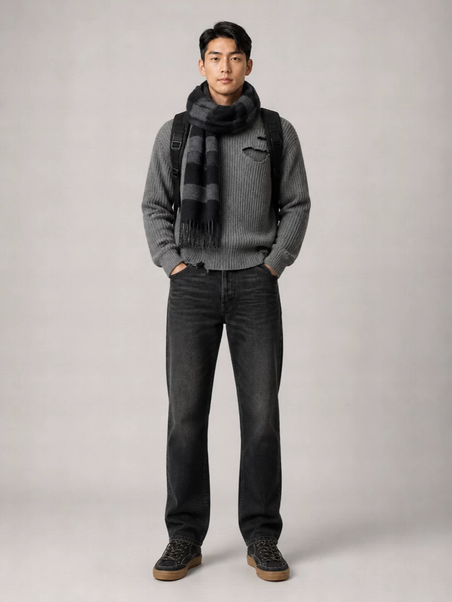 Haikure denim straight-leg jeans