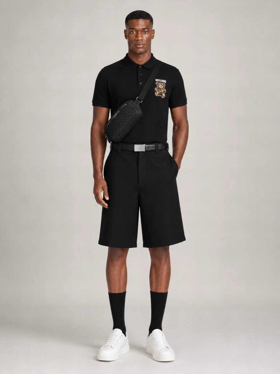 Moschino Cotton Teddy Polo Shirt