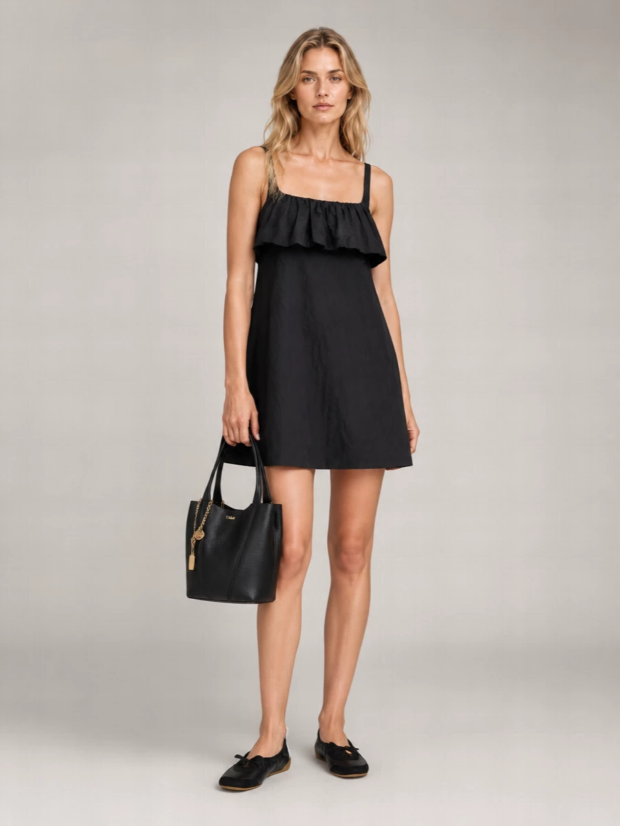Chloé Chloé Spin Leather Shoulder Bag