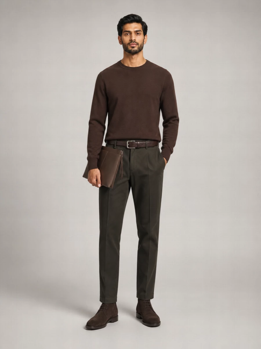 Pt Torino Stretch Cotton Chinos